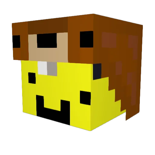 pvpReaper Minecraft avatar head, 3D render