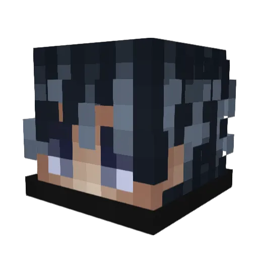 pvp_fcbi Minecraft avatar head, 3D render