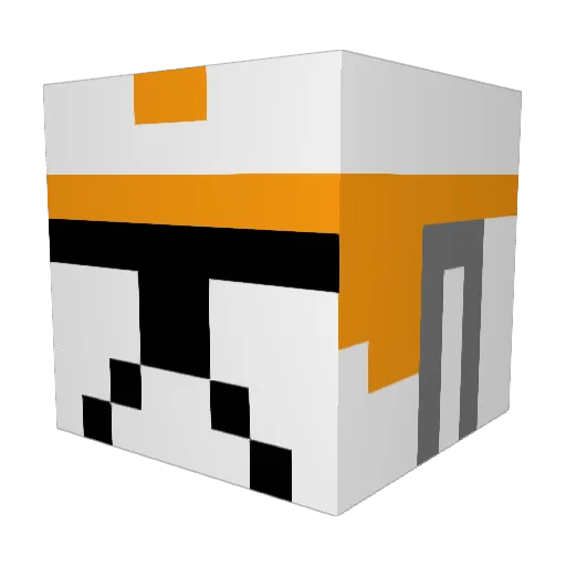 pvp_lars Minecraft avatar head, 3D render
