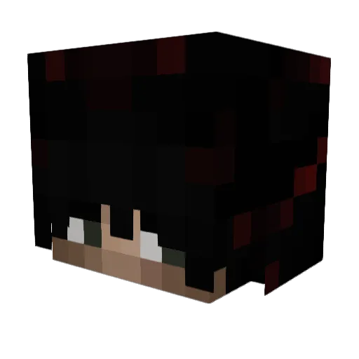 pvp_shilorya Minecraft avatar head, 3D render