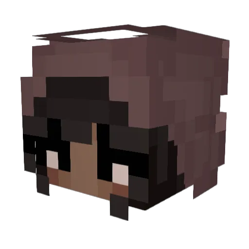 pvpamigos Minecraft avatar head, 3D render