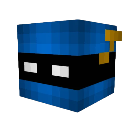 pvppotion Minecraft avatar head, 3D render