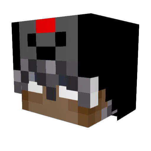 pvpwinner Minecraft avatar head, 3D render