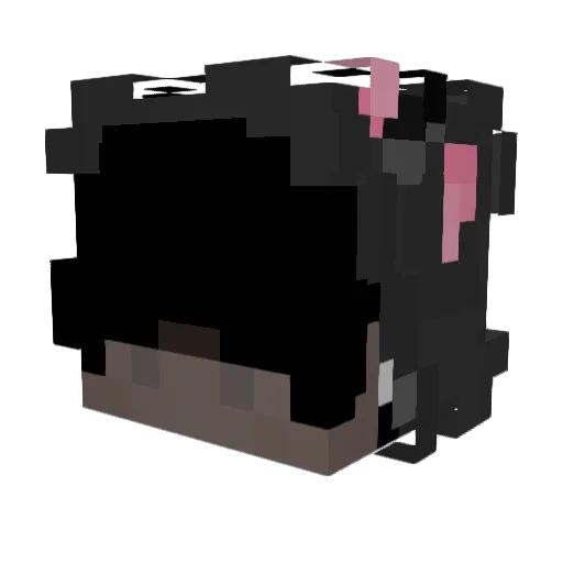 pvpzul Minecraft avatar head, 3D render