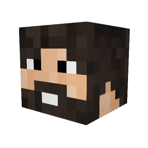 pvtblake Minecraft avatar head, 3D render