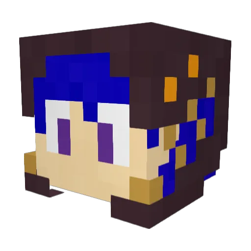 pvz5001 Minecraft avatar head, 3D render