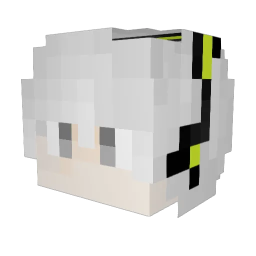 pweam1234 Minecraft avatar head, 3D render
