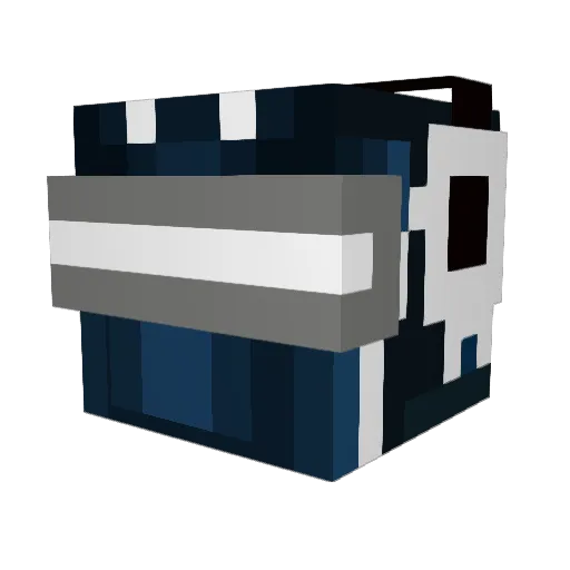 pwnisher17 Minecraft avatar head, 3D render