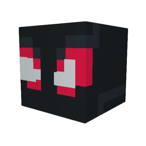 pwrlavish Minecraft avatar head, 3D render