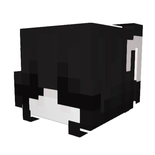 pwulse Minecraft avatar head, 3D render