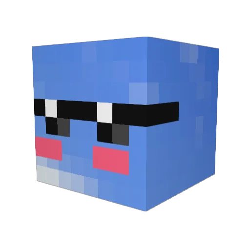 px0 Minecraft avatar head, 3D render