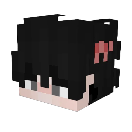 pxdrp Minecraft avatar head, 3D render