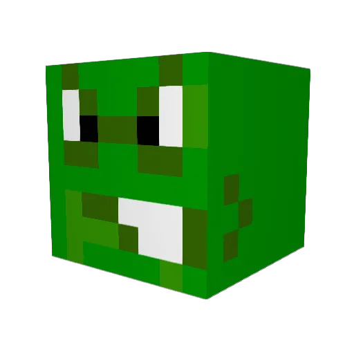 pxstatic Minecraft avatar head, 3D render