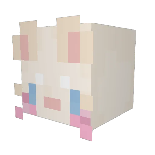 pxstellix Minecraft avatar head, 3D render