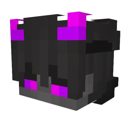 pxulixd Minecraft avatar head, 3D render