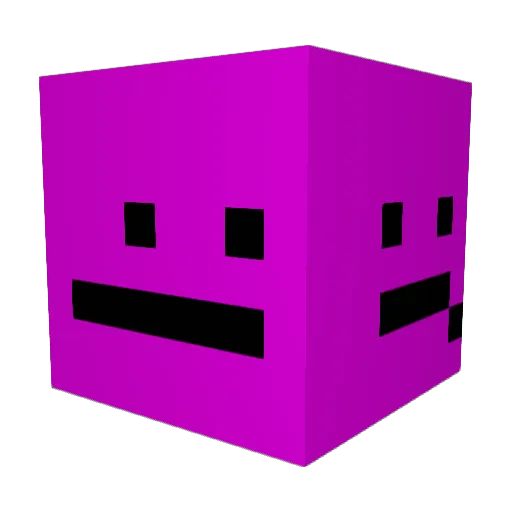 py2top Minecraft avatar head, 3D render