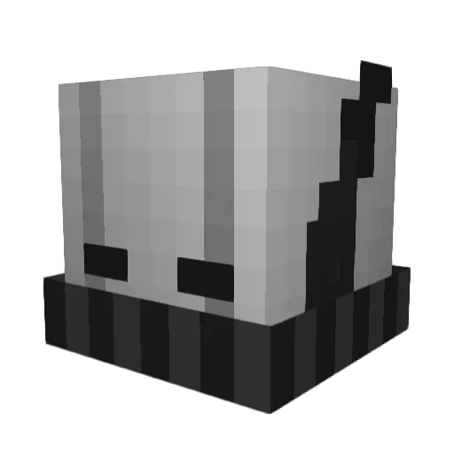pyatachok_5 Minecraft avatar head, 3D render
