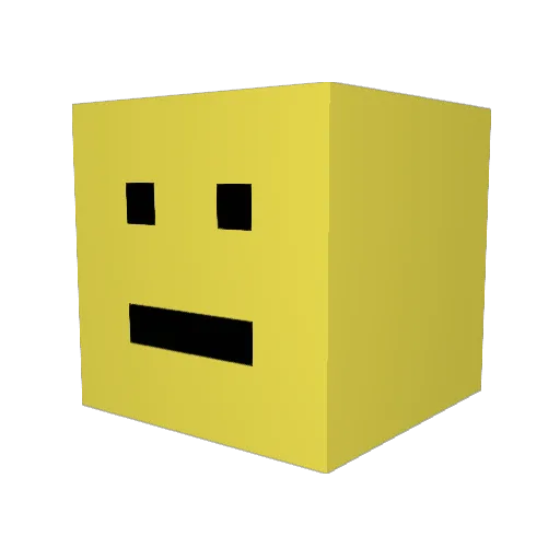 pyd Minecraft avatar head, 3D render