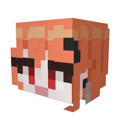 pyericeu Minecraft avatar head, 3D render