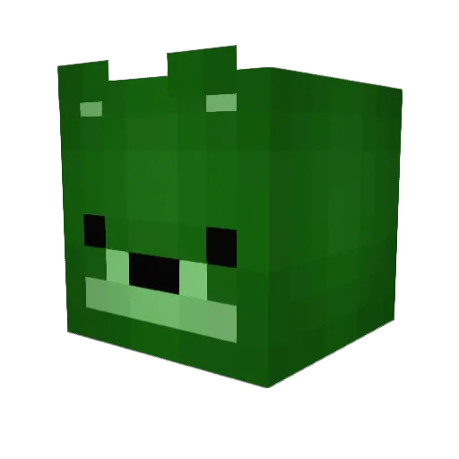 pyev Minecraft avatar head, 3D render
