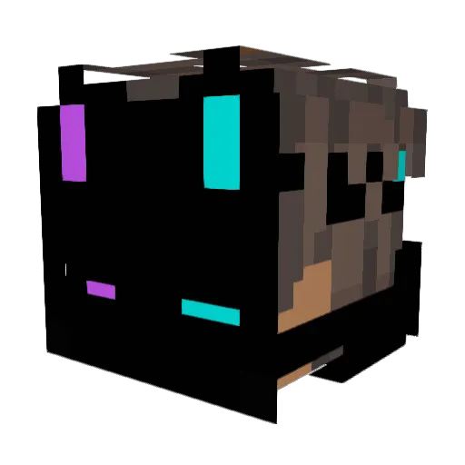 pyka85 Minecraft avatar head, 3D render