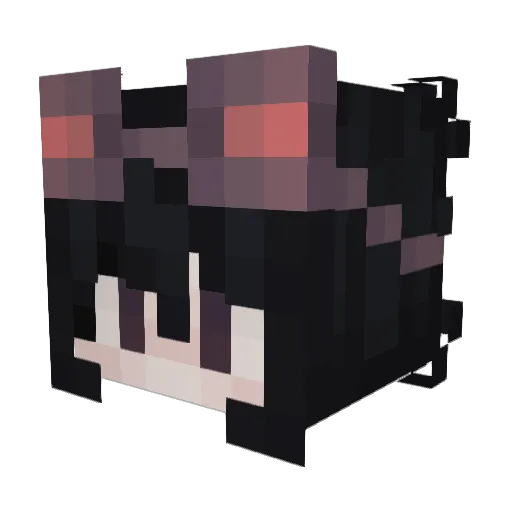 pylf Minecraft avatar head, 3D render