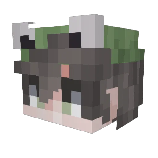 pylt3 Minecraft avatar head, 3D render