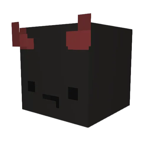 pyng Minecraft avatar head, 3D render