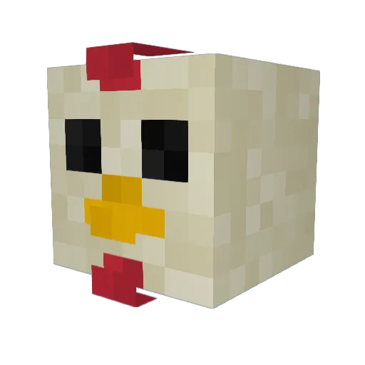 pynitis Minecraft avatar head, 3D render