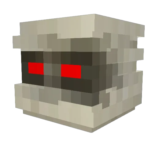 pyramidboy Minecraft avatar head, 3D render