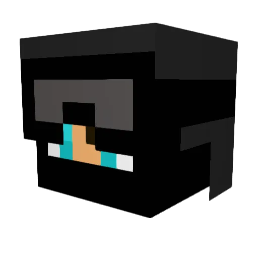 pyrdek Minecraft avatar head, 3D render