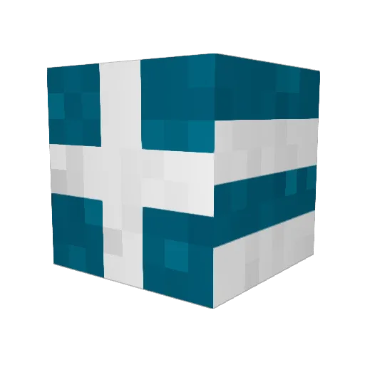 pyrgos_ Minecraft avatar head, 3D render