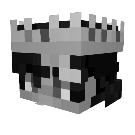 pyro67 Minecraft avatar head, 3D render