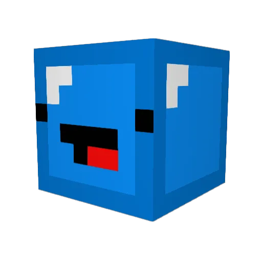 pyro995 Minecraft avatar head, 3D render
