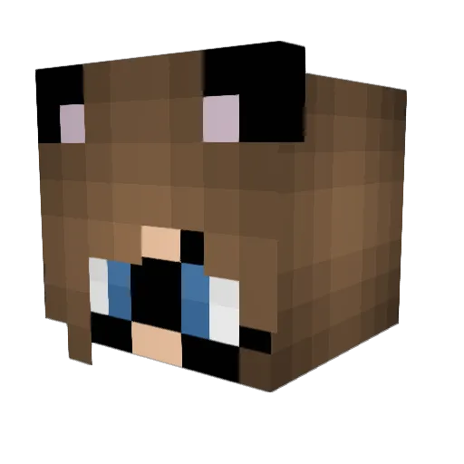 pyro_29 Minecraft avatar head, 3D render