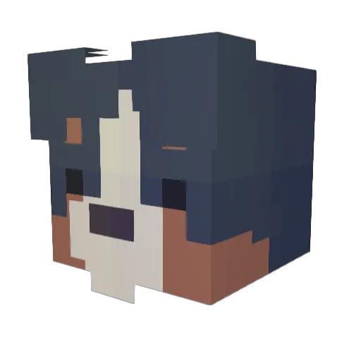 pyro_nimbus Minecraft avatar head, 3D render