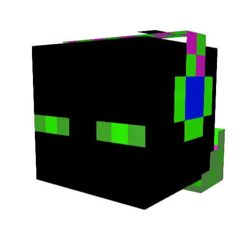 pyrobeast123 Minecraft avatar head, 3D render