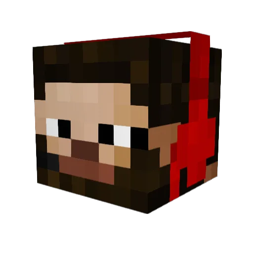 pyrodude99 Minecraft avatar head, 3D render