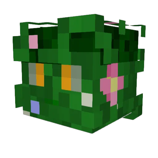 pyrogiga Minecraft avatar head, 3D render