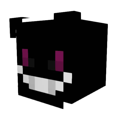 pyromanias Minecraft avatar head, 3D render