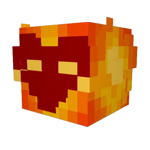 pyromanzer127 Minecraft avatar head, 3D render