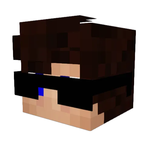 Minecraft-Avatar von pyromy: Kopf als 3D-Render