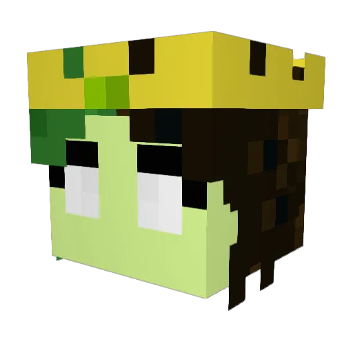 pyronapp Minecraft avatar head, 3D render