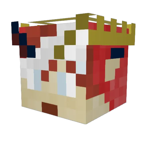 pyrotim25 Minecraft avatar head, 3D render