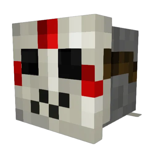pyrowolfang Minecraft avatar head, 3D render