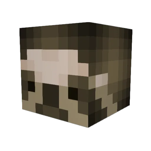 pyroxmonkey Minecraft avatar head, 3D render