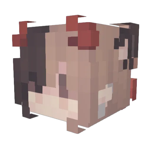 pyruh3600 Minecraft avatar head, 3D render