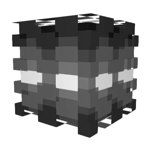 pyschokeks Minecraft avatar head, 3D render