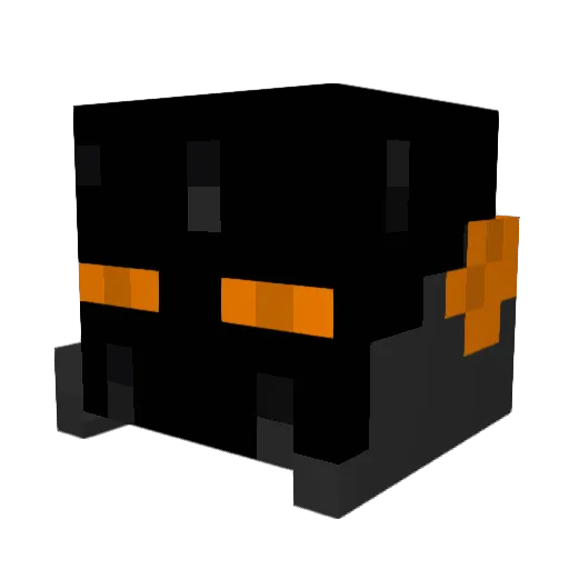 pyschotoaster Minecraft avatar head, 3D render