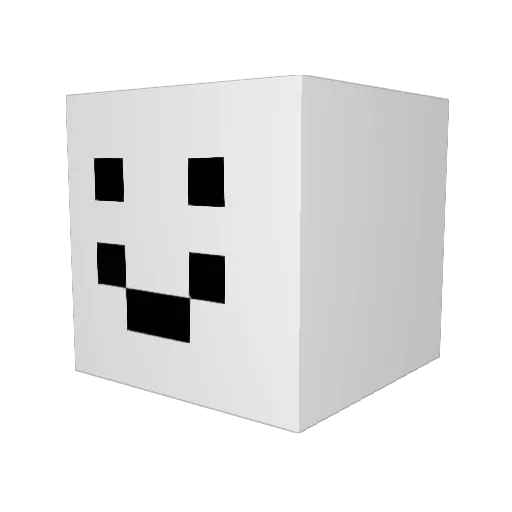pythonity Minecraft avatar head, 3D render